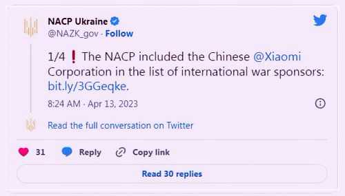 Was the Xiaomi brand dragged into the war between Ukraine and Russia01 - پای برند شیائومی به جنگ اوکراین و روسیه کشیده شد؟