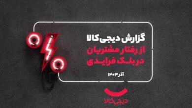 گزارش دیجی کالا ار رفتار مشترین در بلک فرادیدی