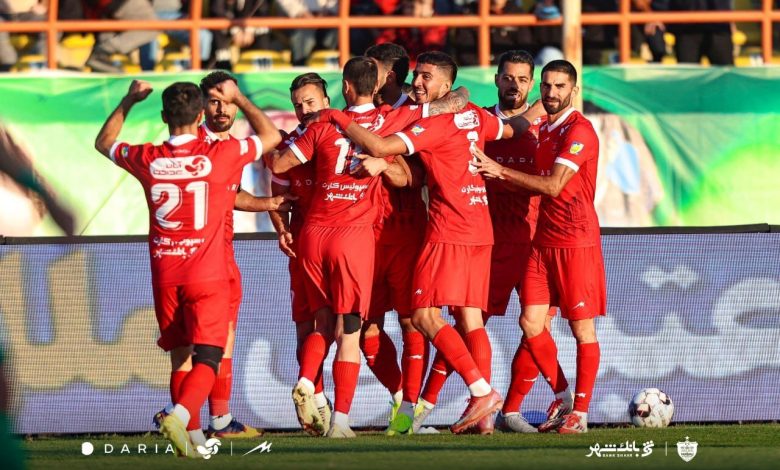 پرسپولیس ۲-۱ شمس آذر؛ صدر قرمز شد
