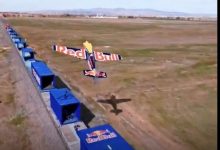 اولین خلبانی که روی قطار نشست +ویدیو