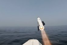 شلیک در دریا - موشک