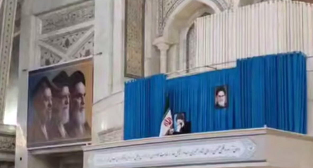 صندلی خالی رهبر شهید انقلاب در مراسم ارتحال +ویدیو