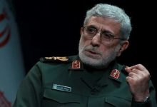 سردار اسماعیل قاآنی، فرمانده نیروی قدس سپاه پاسداران