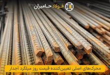 محرک‌های اصلی تعیین‌کننده قیمت روز میلگرد آجدار
