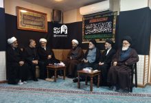 دیدار فرزندان آیت‌الله سیستانی با فرزند ارشد رهبر شهید در نجف