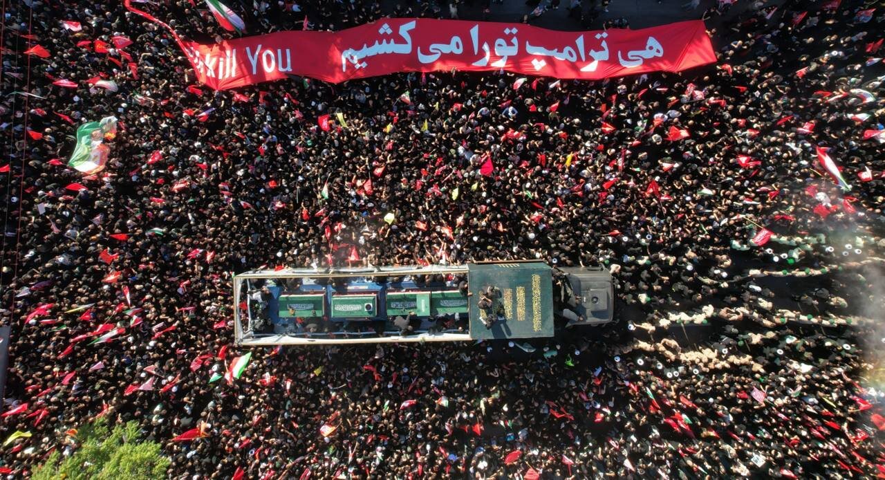 تشییع رهبر شهید در مشهد