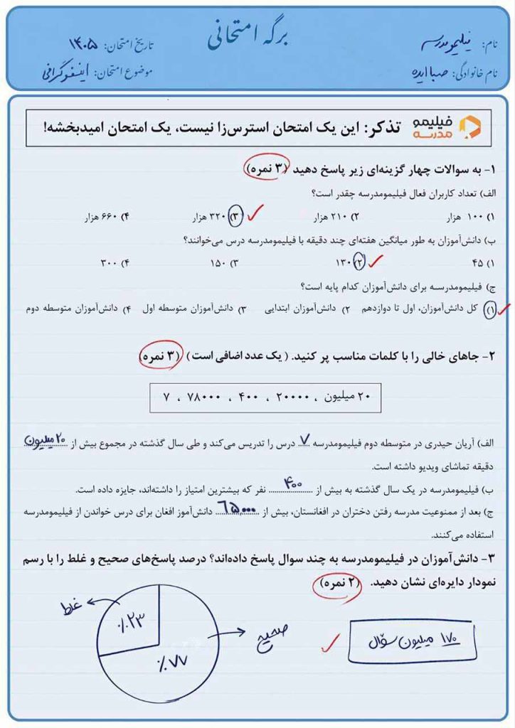 فیلیمو مدرسه