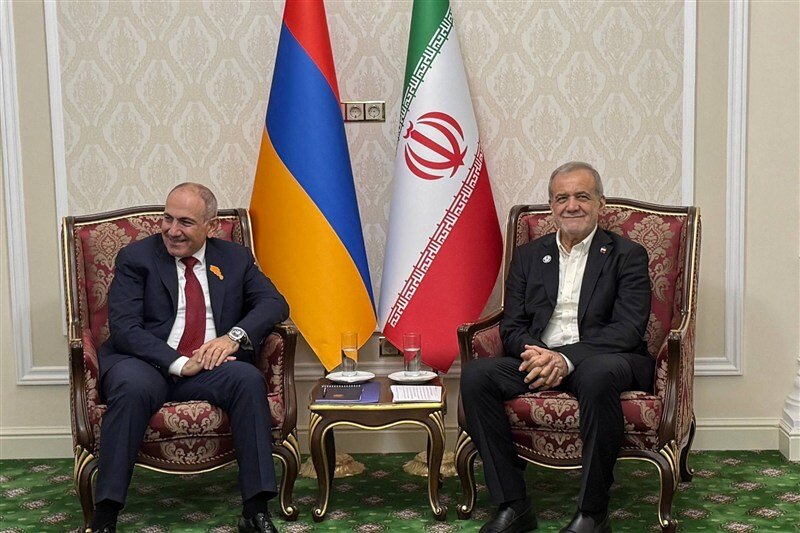 پزشکیان و پاشینیان در کنار هم؛ عزم دو کشور برای گسترش همکاریها