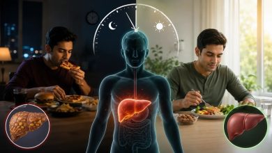 غذا خوردن در اواخر شب، سلامت کبد را به خطر می‌اندازد!